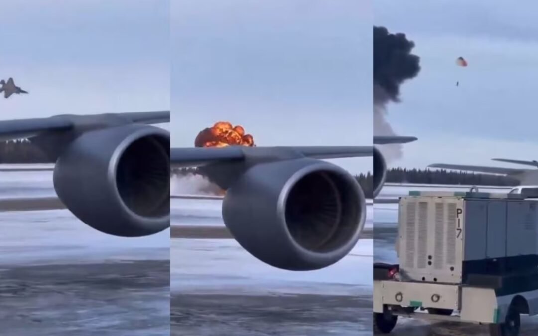 F-35 Fighter Jet Crash Video: ਅਲਾਸਕਾ ‘ਚ F-35 ਲੜਾਕੂ ਜਹਾਜ਼ ਕਰੈਸ਼, ਜ਼ਮੀਨ ‘ਤੇ ਡਿੱਗਦੇ ਹੀ ਹੋਇਆ ਵੱਡਾ ਧਮਾਕਾ, ਹਾਦਸੇ ਦੀ ਵੀਡੀਓ ਹੋਈ ਵਾਇਰਲ