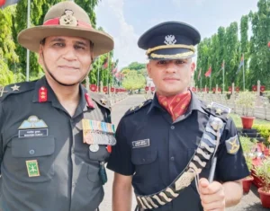 Lt. Ahan Kumar in father son duo