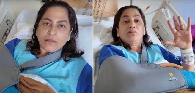 ਹਾਦਸੇ ‘ਚ ਅਰਚਨਾ ਪੂਰਨ ਸਿੰਘ ਦਾ ਗੁੱਟ ਫਰੈਕਚਰ, ਮਾਂ ਦੀ ਸੱਟ ਦੇਖ ਪੁੱਤਰ ਦੀਆਂ ਅੱਖਾਂ ‘ਚ ਹੰਝੂ