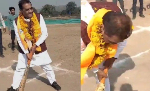 ਕ੍ਰਿਕਟ ਮੈਚ ਦੌਰਾਨ ਢਹਿ ਗਏ ਸਾਬਕਾ ਮੰਤਰੀ ਰਾਮਖੇਲਵਨ ਪਟੇਲ, ਕਿਹਾ- ਮੈਂ ਪੂਰੀ ਤਰ੍ਹਾਂ ਤੰਦਰੁਸਤ