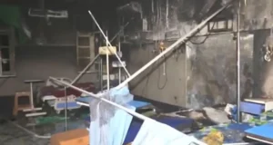 Fire in Gwalior Hospital