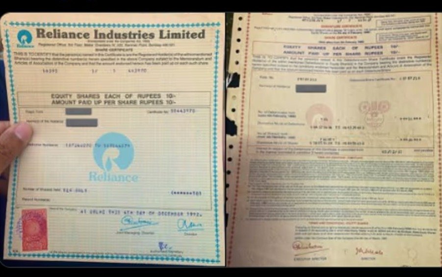 ਸਫਾਈ ਕਰਦਿਆਂ ਲੱਖਪਤੀ ਬਣਿਆ ਚੰਡੀਗੜ੍ਹ ਦਾ ਇਹ ਵਿਅਕਤੀ, ਘਰ ‘ਚੋਂ ਲੱਭੇ 37 ਸਾਲ ਪੁਰਾਣੇ ਰਿਲਾਇੰਸ ਦੇ ਸ਼ੇਅਰ, ਕੀਮਤ ਜਾਣ ਉੱਡ ਜਾਣਗੇ ਹੋਸ਼