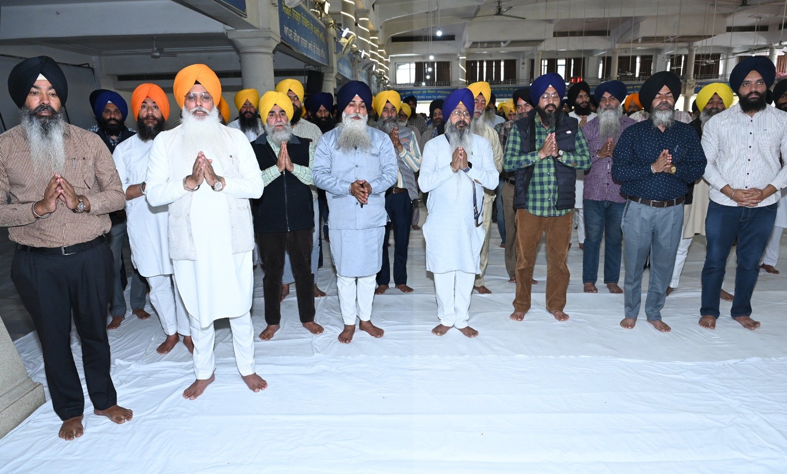 ਸ਼੍ਰੋਮਣੀ ਕਮੇਟੀ ਵੱਲੋਂ ਨਵੇਂ ਵਰ੍ਹੇ ਨਾਨਕਸ਼ਾਹੀ ਸੰਮਤ 557 ਸਬੰਧੀ ਗੁਰਦੁਆਰਾ ਸ੍ਰੀ ਮੰਜੀ ਸਾਹਿਬ ਦੀਵਾਨ ਹਾਲ ਵਿਖੇ ਗੁਰਮਤਿ ਸਮਾਗਮ