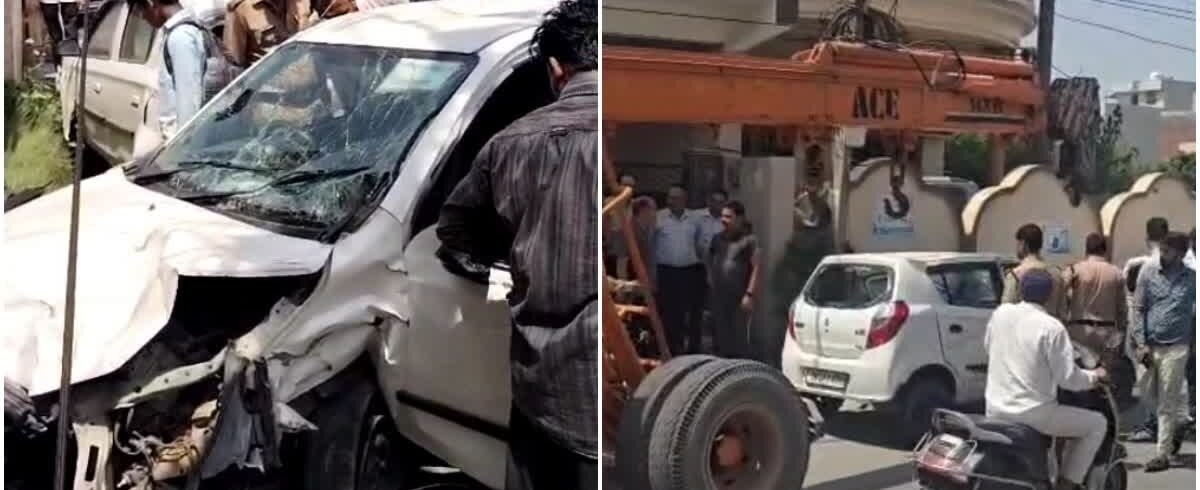 Road Accident ; ਤੇਜ਼ ਰਫ਼ਤਾਰ ਕਾਰ ਨੇ ਸਕੂਲੀ ਵਿਦਿਆਰਥੀਆਂ ਨੂੰ ਕੁਚਲਿਆ, 9 ਗੰਭੀਰ ਜ਼ਖਮੀ