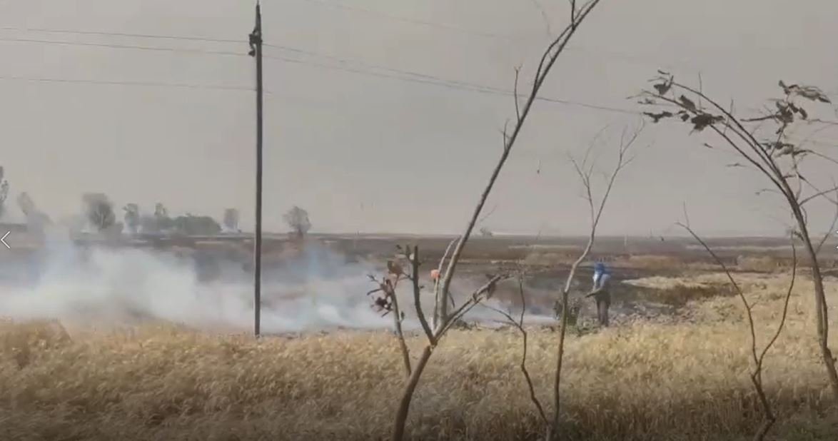 ਖੇਤਾਂ ‘ਚ ਲੱਗੀ ਭਿਆਨਕ ਅੱਗ, ਕਰੀਬ 400 ਕਿੱਲੇ ਕਣਕ ਸੜ ਕੇ ਹੋਈ ਸਵਾਹ, ਕਿਸਾਨਾਂ ‘ਚ ਪ੍ਰਸ਼ਾਸ਼ਨ ਤੇ ਭਾਰੀ ਰੋਸ