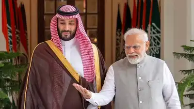 Saudi Arabia ਦਾ ਖਾਸ ਉਪਰਾਲਾ: ਰਾਇਲ ਸਾਊਦੀ ਏਅਰ ਫੋਰਸ ਦੇ F15 ਜਹਾਜ਼ ਪ੍ਰਧਾਨ ਮੰਤਰੀ ਮੋਦੀ ਦੇ ਜਹਾਜ਼ ਦੀ ਕਰਦੇ ਸੁਰੱਖਿਆ