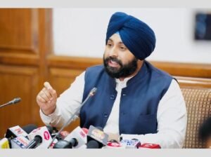 Punjab Education Minister Harjot Singh Bains