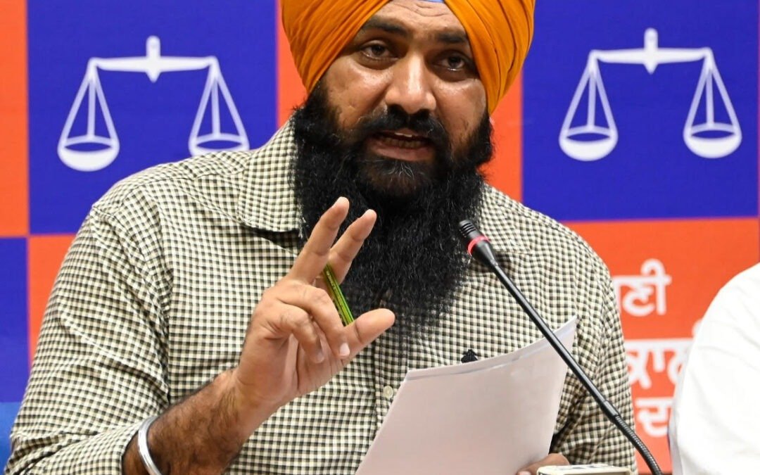 ਸਰਬਜੀਤ ਸਿੰਘ ਝਿੰਜਰ ਨੇ ਵਕਫ਼ ਐਕਟ ਸੋਧ ਬਿੱਲ ਦੀ ਕੀਤੀ ਸਖ਼ਤ ਨਿੰਦਾ, ਇਸਨੂੰ ਘੱਟ ਗਿਣਤੀਆਂ ਦੇ ਅਧਿਕਾਰਾਂ ‘ਤੇ ਦੱਸਿਆ ਹਮਲਾ