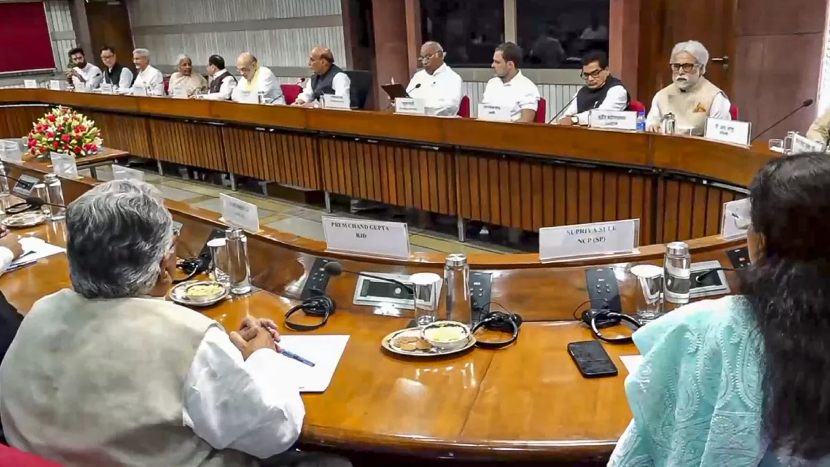 Nation News ;ਸਰਕਾਰ ਨੇ ਸਰਬ ਪਾਰਟੀ ਮੀਟਿੰਗ ਵਿੱਚ ਕਿੱਤਾ ਵੱਡਾ ਖੁਲਾਸਾ ; ਭਾਰਤ ਨੇ ਆਪ੍ਰੇਸ਼ਨ ਸਿੰਦੂਰ ਵਿੱਚ ਮਾਰੇ 100 ਅੱਤਵਾਦੀ