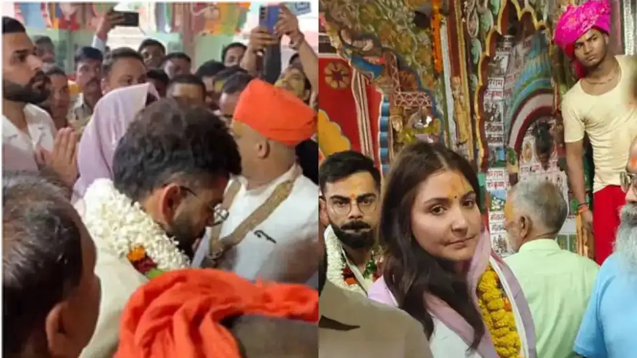 ਵਿਰਾਟ ਕੋਹਲੀ IPL ਪਲੇਆਫ ਤੋਂ ਪਹਿਲਾਂ ਅਯੁੱਧਿਆ ਪਹੁੰਚੇ, ਪਤਨੀ ਅਨੁਸ਼ਕਾ ਸ਼ਰਮਾ ਨਾਲ ਰਾਮਲਲਾ ਦੇ ਕੀਤੇ ਦਰਸ਼ਨ