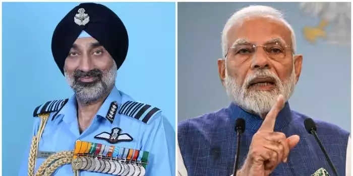Nation ; ਭਾਰਤੀ ਹਵਾਈ ਸੈਨਾ ਦੇ ਮੁਖੀ ਨੇ ਪ੍ਰਧਾਨ ਮੰਤਰੀ ਮੋਦੀ ਨਾਲ ਕੀਤੀ ਮੁਲਾਕਾਤ
