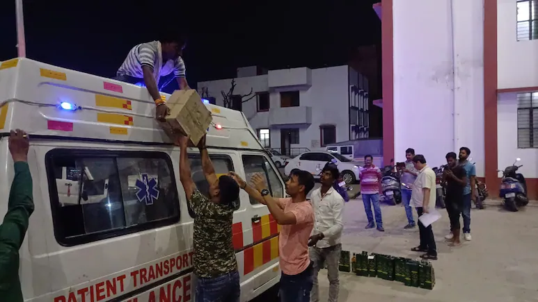 Bihar News ; ਸੁੱਕੇ ਬਿਹਾਰ ਵਿੱਚ, ਐਂਬੂਲੈਂਸ ਵਿੱਚ ਮਰੀਜ਼ ਦੀ ਜਗ੍ਹਾ ਸ਼ਰਾਬ ਦੇ ਡੱਬੇ