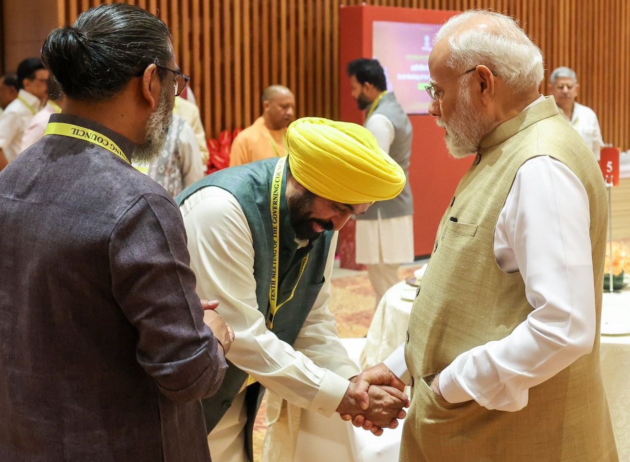 ਨੀਤੀ ਆਯੋਗ ਮੀਟਿੰਗ ‘ਚ ਸੀਐਮ ਮਾਨ ਨੇ ਚੁੱਕਿਆ ਪੰਜਾਬ-ਹਰਿਆਣਾ ਪਾਣੀਆਂ ਦਾ ਮੁੱਦਾ