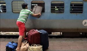 Extra luggage charge in railway