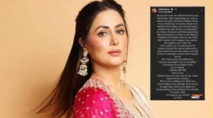 Hina khan Sporting Operation Sindoor