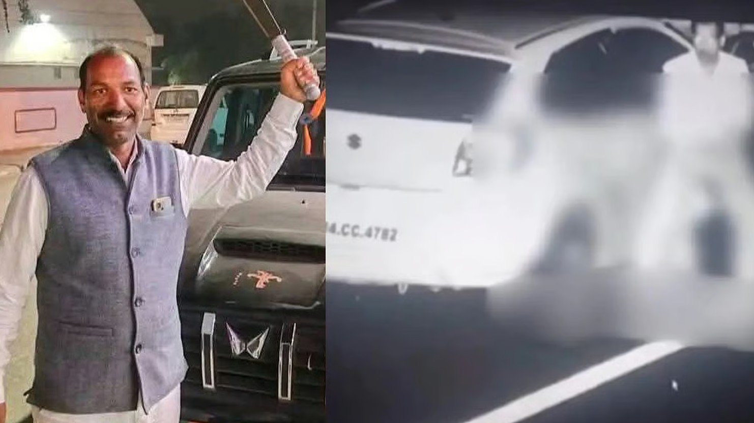 ਦਿੱਲੀ-ਮੁੰਬਈ ਐਕਸਪ੍ਰੈਸਵੇਅ ‘ਤੇ BJP ਨੇਤਾ ਦੀ ‘ਡਰਟੀ ਪਿਕਚਰ’, ਅਸ਼ਲੀਲ ਹਰਕਤ ਕਰਨ ਵਾਲਾ ਨੇਤਾ ਚੜਿਆ ਪੁਲਿਸ ਦੇ ਹੱਥੇ