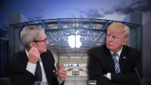 President trump to apple