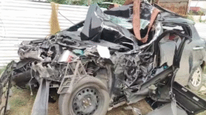 Car accident on Kiratpur Sahib-