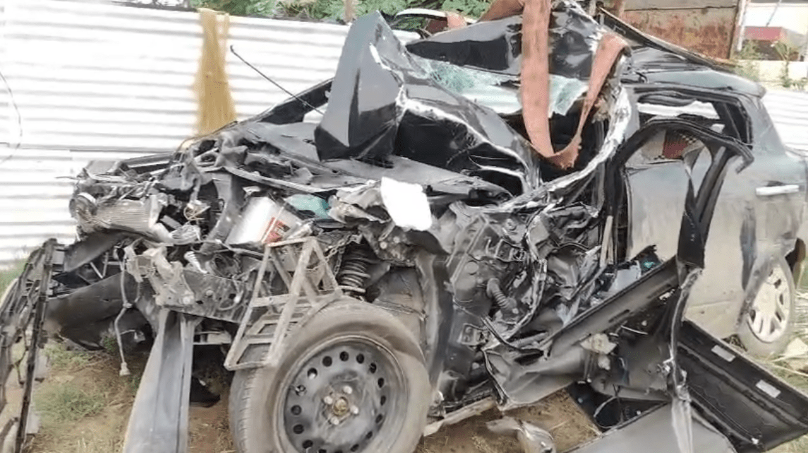 Car accident on Kiratpur Sahib-