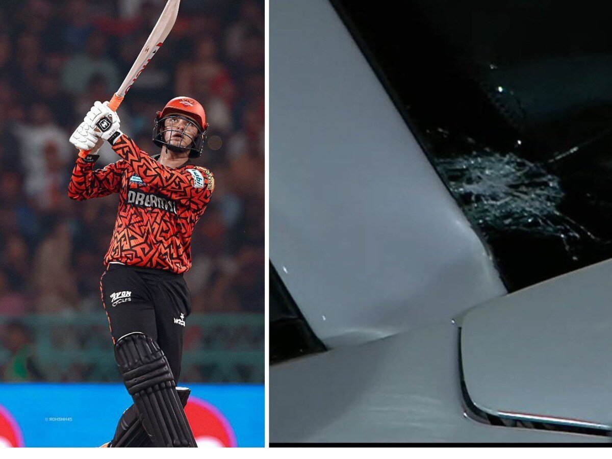 ਅਭਿਸ਼ੇਕ ਦੇ ਛੱਕੇ ਨੇ ਤੋੜਿਆ ਕਾਰ ਦਾ ਸ਼ੀਸ਼ਾ ,ਸਾਲਟ ਨੋ ਬਾਲ ‘ਤੇ ਕੈਚ ਹੋ ਹੋਏ ਆਊਟ