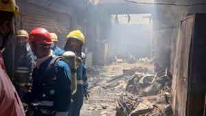 charminar massive fire near hyderabad