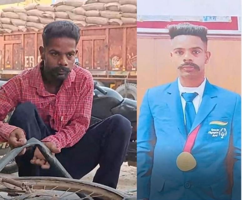 Gold Medalist ਹਰਜੀਤ ਸਿੰਘ ਨੇ ਜਰਮਨੀ ਤਕ ਬਜਾਇਆ ਫ਼ੁਟਬਾਲ ਦਾ ਡੰਕਾ, ਪੰਜਾਬ ਸਰਕਾਰ 75 ਲੱਖ ਦੇਣ ਦੇ ਵਾਅਦੇ ਤੋਂ ਮੁੱਕਰੀ, ਪੈਂਚਰ ਲਾਕੇ ਕਰ ਰਹੇ ਨੇ ਗੁਜ਼ਾਰਾ