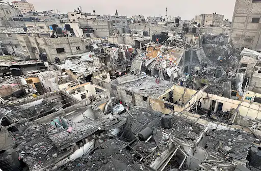 Israel-Gaza War: ਇਜ਼ਰਾਈਲ ਨੇ ਗਾਜ਼ਾ ਦੇ ਸਕੂਲ ‘ਤੇ ਕੀਤਾ ਹਮਲਾ ,77% ਹਿੱਸੇ ‘ਤੇ ਕੀਤਾ ਕਬਜ਼ਾ