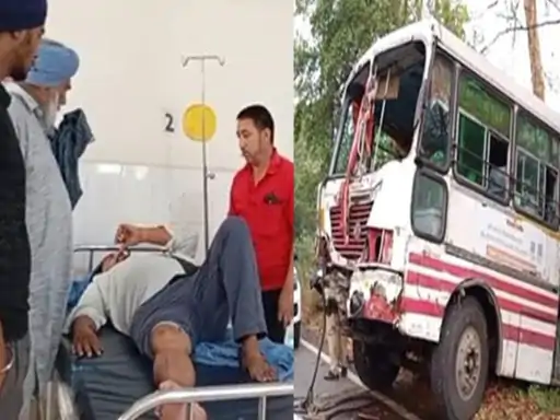 ਤਰਨਤਾਰਨ ਵਿੱਚ ਬੱਸ ਅਤੇ ਟਿੱਪਰ ਦੀ ਟੱਕਰ, ਕਈ ਜ਼ਖਮੀ, ਬ੍ਰੇਕ ਫੇਲ ਹੋਣ ਕਾਰਨ ਹੋਇਆ ਹਾਦਸਾ