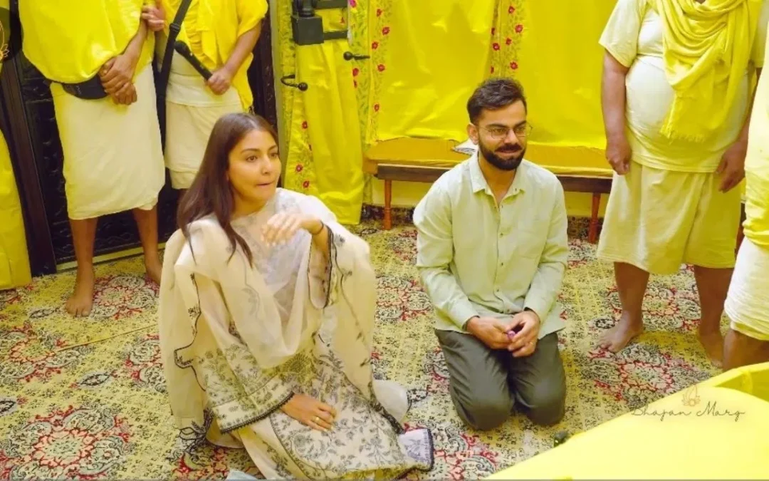 ਸੰਨਿਆਸ ਲੈਣ ਦਾ ਫੈਸਲਾ ਕਰਨ ਮਗਰੋਂ ਵ੍ਰਿੰਦਾਵਨ ਪਹੁੰਚੇ ਕਿੰਗ ਕੋਹਲੀ ਤੇ ਅਨੁਸ਼ਕਾ ਸ਼ਰਮਾ, ਪ੍ਰੇਮਾਨੰਦ ਮਹਾਰਾਜ ਨਾਲ ਵੀ ਕਰਨਗੇ ਮੁਲਾਕਾਤ