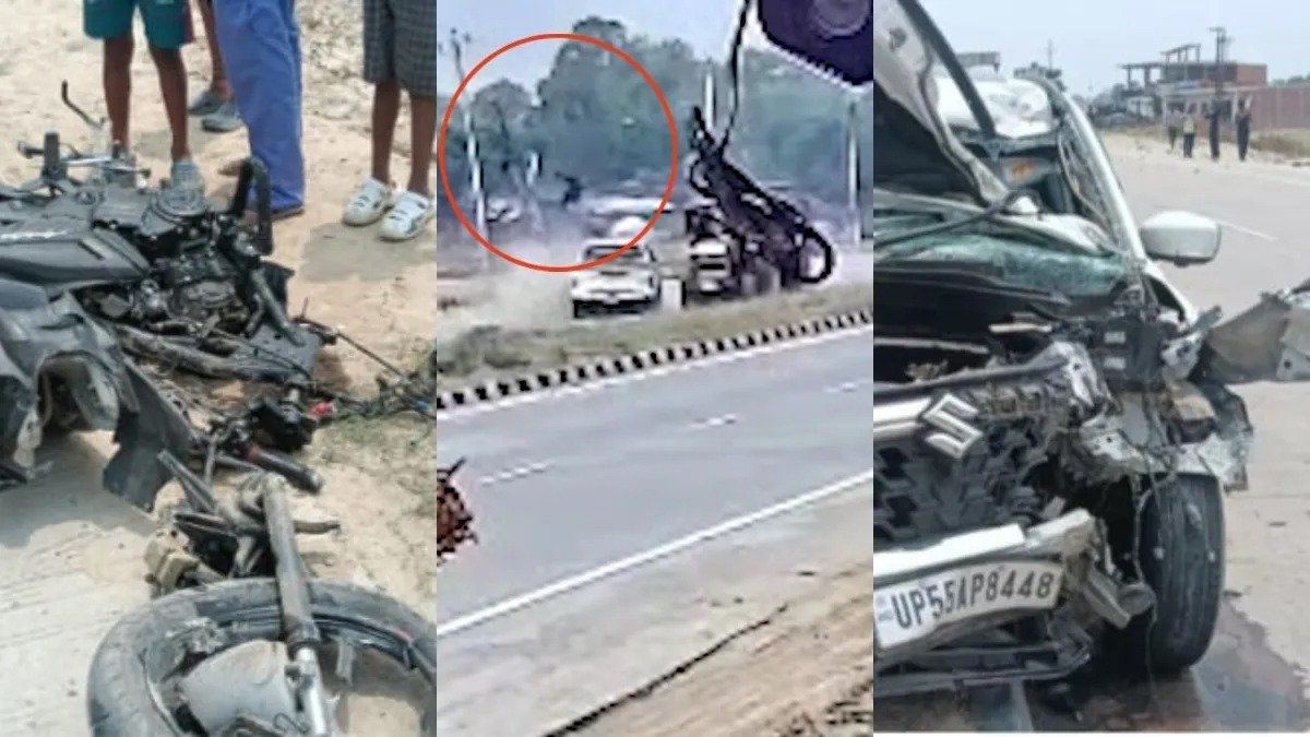 Latest News: ਤੇਜ਼ ਰਫ਼ਤਾਰ ਨੇ ਲਈਆਂ 4 ਜਾਨਾਂ, ਮੋਟਰਸਾਈਕਲ ਅਤੇ ਕਾਰ ਦੀ ਭਿਆਨਕ ਟੱਕਰ