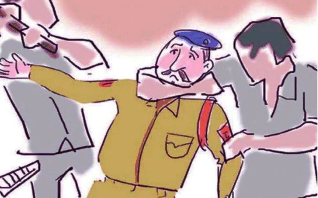 आजमगढ़ में थाना प्रभारी को भीड़ ने लाठी–डंडों से पीटा, दो पक्षों में विवाद सुलझाने पहुंची थी पुलिस