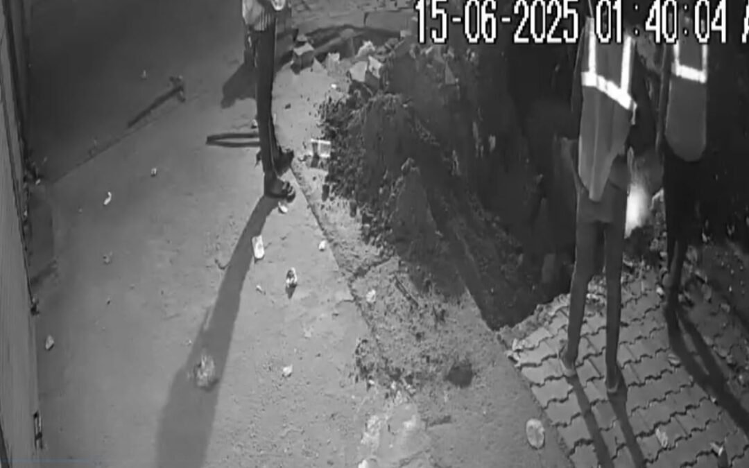 यमुनानगर में शातिर चोरों का कारनामा, BSNL कर्मचारी बनकर चुराइ केबल, वारदात सीसीटीवी में कैद
