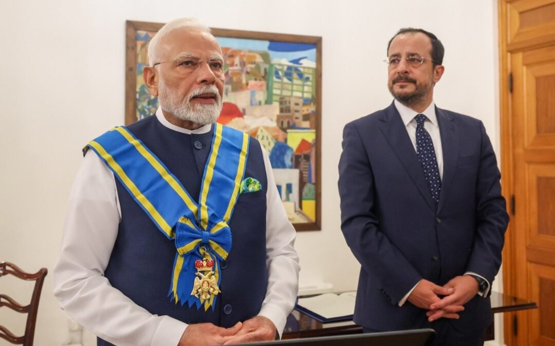 PM Modi Highest Honour: ਸਾਈਪ੍ਰਸ ਵੱਲੋਂ ਪ੍ਰਧਾਨ ਮੰਤਰੀ ਮੋਦੀ ਨੂੰ ਦਿੱਤਾ ਗਿਆ ਸਭ ਤੋਂ ਵੱਡਾ ਸਨਮਾਨ