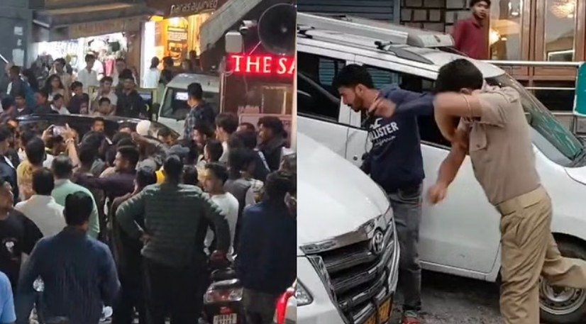 ਮਸੂਰੀ ‘ਚ ਦੇਰ ਰਾਤ ਹਾਈ ਵੋਲਟੇਜ ਡਰਾਮਾ, ਪੀਆਰਡੀ ਜਵਾਨ ਨੇ ਨੌਜਵਾਨ ਨੂੰ ਮਾਰਿਆ ਥੱਪੜ