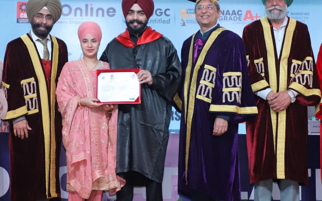 ਚੰਡੀਗੜ੍ਹ ਯੂਨੀਵਰਸਿਟੀ ਆਨਲਾਈਨ ਵੱਲੋਂ ਕਰਵਾਇਆ ਗਿਆ 6ਵਾਂ ਸਲਾਨਾ ਡਿਗਰੀ ਵੰਡ ਸਮਾਰੋਹ