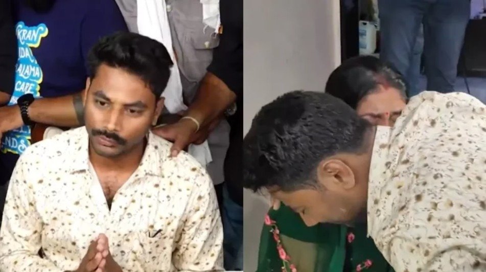 ਸੋਨਮ ਰਘੂਵੰਸ਼ੀ ਦਾ ਭਰਾ ਰਾਜਾ ਰਘੂਵੰਸ਼ੀ ਦੀ ਮਾਂ ਨੂੰ ਜੱਫੀ ਪਾ ਕੇ ਫੁੱਟ-ਫੁੱਟ ਕੇ ਰੋਇਆ, ਕਿਹਾ- ‘ਜੇਕਰ ਭੈਣ ਦੋਸ਼ੀ ਤਾਂ ਫਾਂਸੀ ‘ਤੇ ਲਟਕਾ ਦਿਓ’