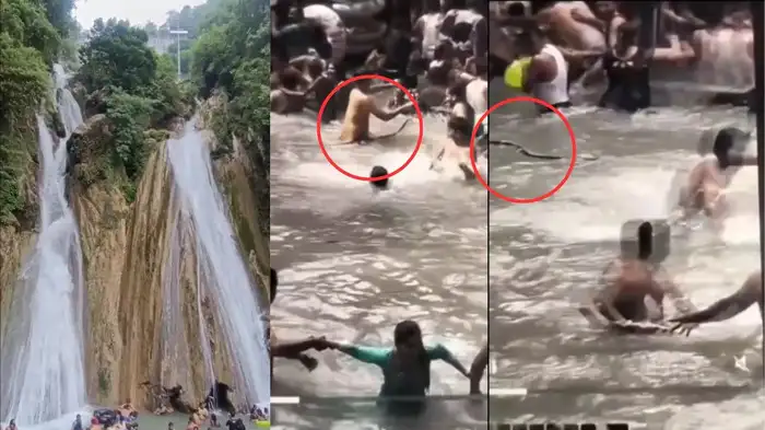 Uttarakhand: ਮਸੂਰੀ ਕੈਂਪਟੀ ਫਾਲਜ਼ ਵਿੱਚ ਨਹਾਉਂਦੇ ਲੋਕਾਂ ਵਿੱਚ ਸੱਪ ਦੇ ਵੜਨ ਨਾਲ ਦਹਿਸ਼ਤ