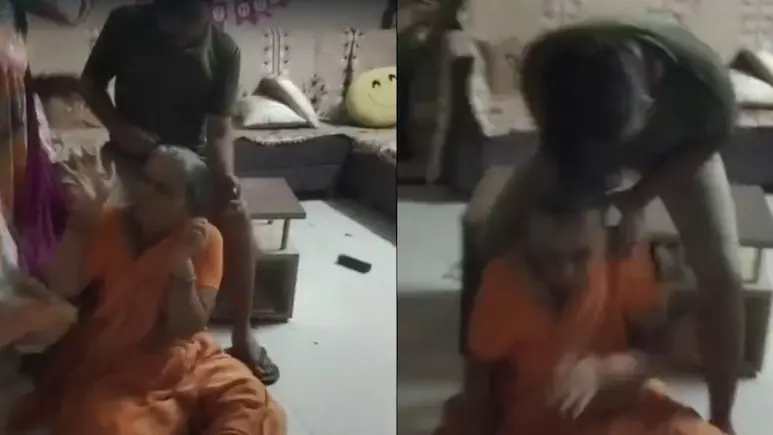 Crime: ਇਨਸਾਨੀਅਤ ਸ਼ਰਮਸਾਰ! ਪੁੱਤਰ ਨੇ ਮਾਂ ਨੂੰ ਬੇਰਹਿਮੀ ਨਾਲ ਕੁੱਟਿਆ, ਵੀਡੀਓ ਹੋਈ ਵਾਇਰਲ