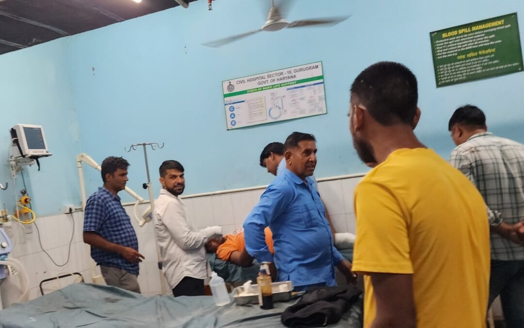 गुरुग्राम में बदमाशों और पुलिस के बीच हुई मुठभेड़, पकड़ा गया राजस्थान का वांछित अपराधी, पैर में लगी गोली