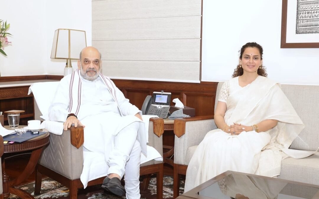 मंडी से भाजपा सांसद कंगना रनौत ने केंद्रीय गृह मंत्री से की मुलाकात, मंड़ी में हुई भयंकर तबाही की दी जानकारी