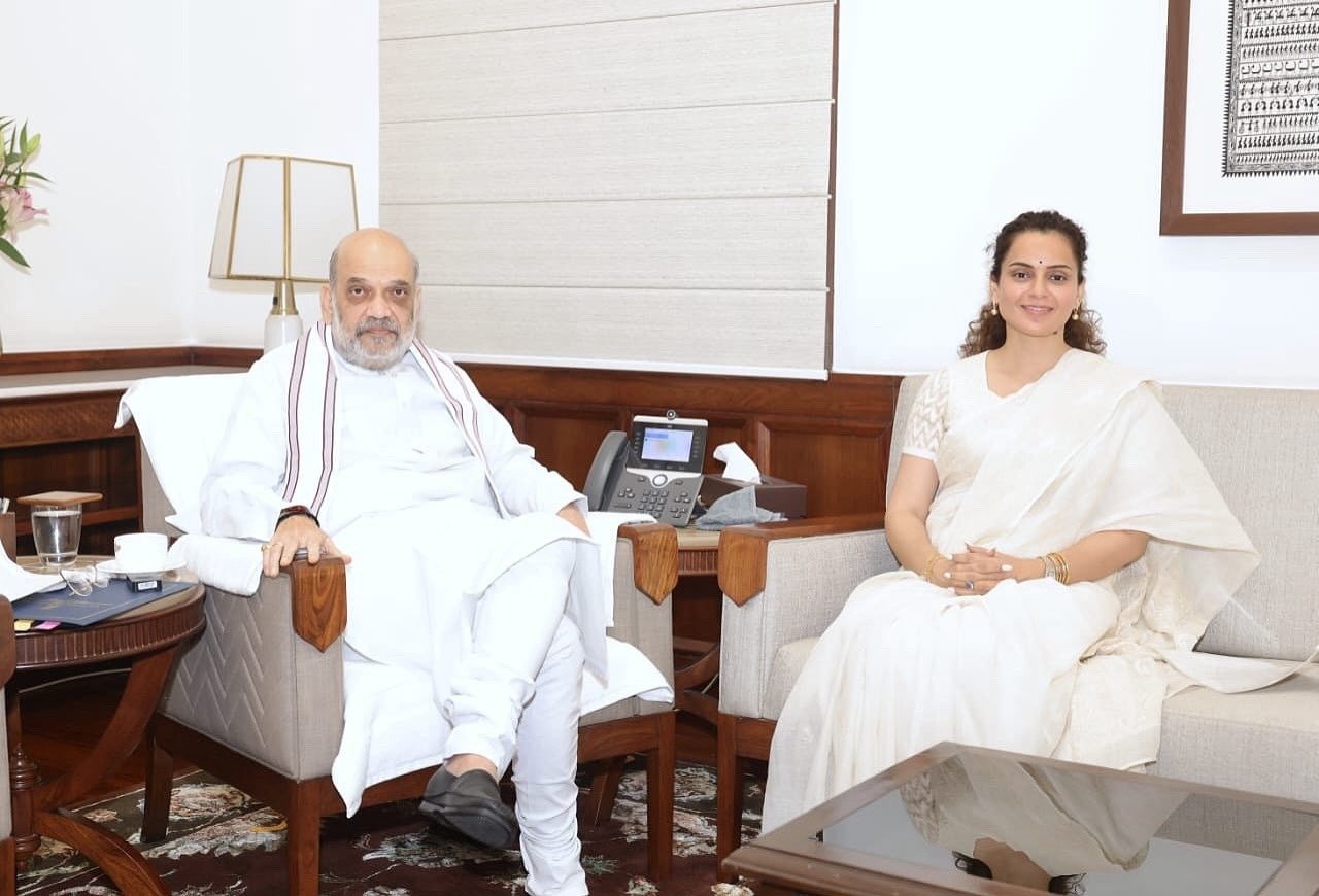 मंडी से भाजपा सांसद कंगना रनौत ने केंद्रीय गृह मंत्री से की मुलाकात, मंड़ी में हुई भयंकर तबाही की दी जानकारी