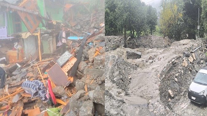 हिमाचल में बारिश से बढ़ीं परेशानियां, तीन नेशनल हाईवे सहित 580 सड़कें बंद