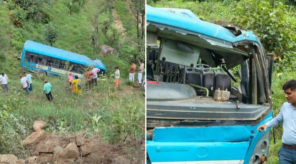 मंडी में सड़क हादसा, 150 फीट गहरी खाई में गिरी बस; 7 की मौत, 20 से अधिक घायल