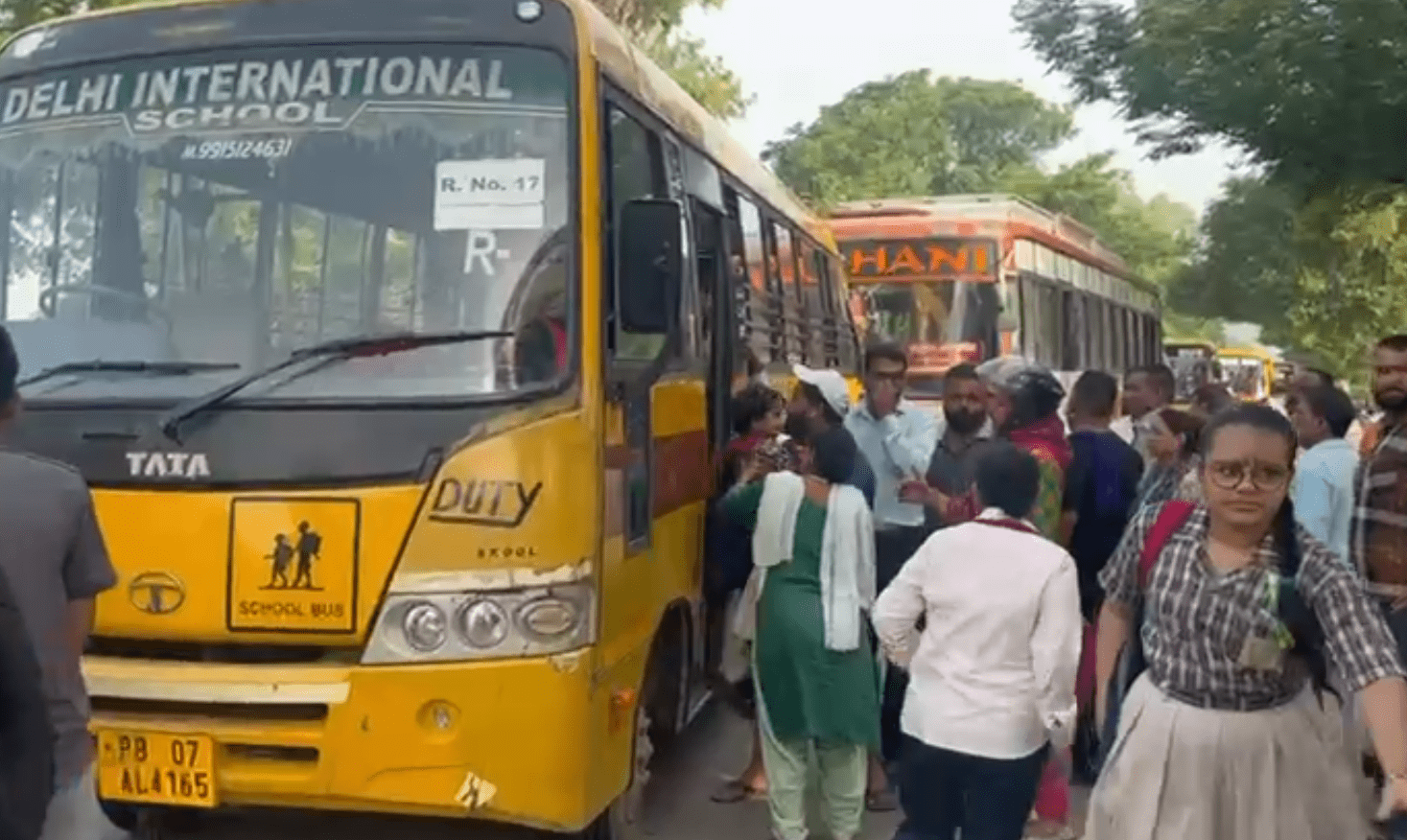Hoshiarpur: ਚੱਬੇਵਾਲ ਨੇੜੇ ਸਕੂਲ ਬੱਸ ਦਾ ਪ੍ਰਾਈਵੇਟ ਕੰਪਨੀ ਦੀ ਬੱਸ ਨਾਲ ਹਾਦਸਾ, ਬੱਚੇ ਸੁਰੱਖਿਅਤ
