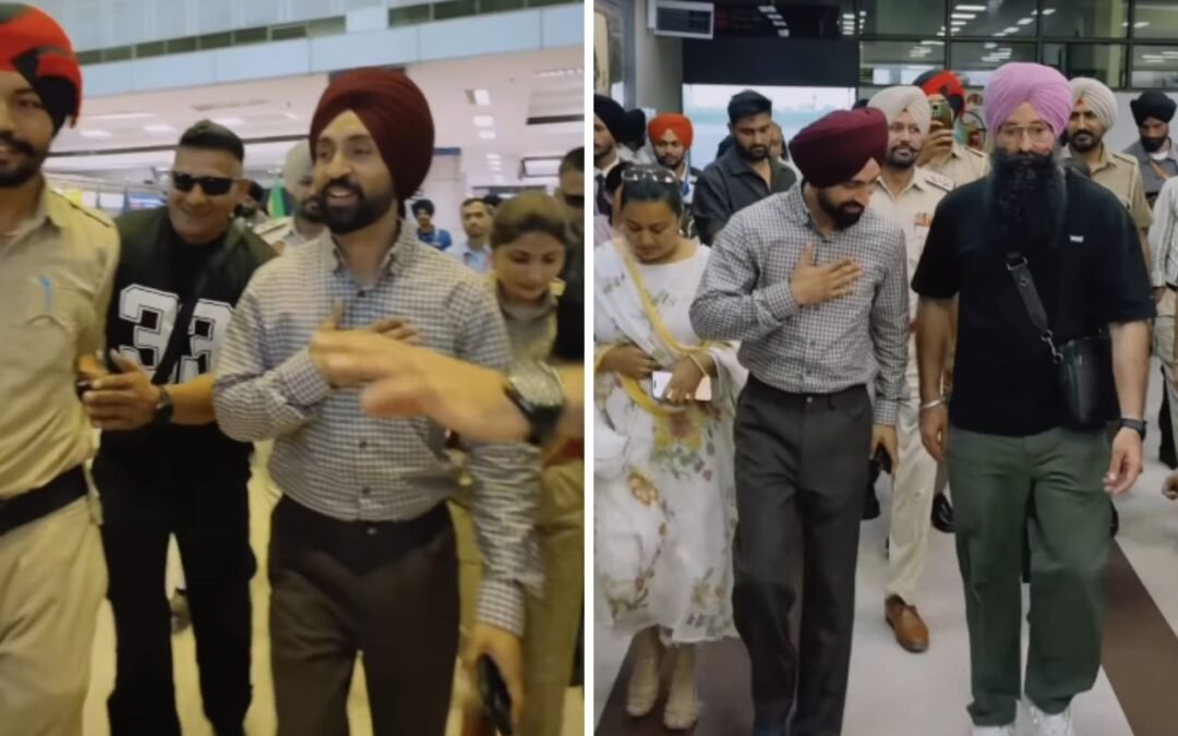 Sardaarji3 ‘ਤੇ ਹੋਏ ਹੰਗਾਮੇ ਮਗਰੋਂ ਪਹਿਲੀ ਵਾਰ ਪੰਜਾਬ ਪਹੁੰਚੇ Diljit Dosanjh, ਅੰਮ੍ਰਿਤਸਰ ਏਅਰਪੋਰਟ ‘ਤੇ ਦੇਖ ਫੈਨਸ ਹੋਏ ਕ੍ਰੈਜ਼ੀ