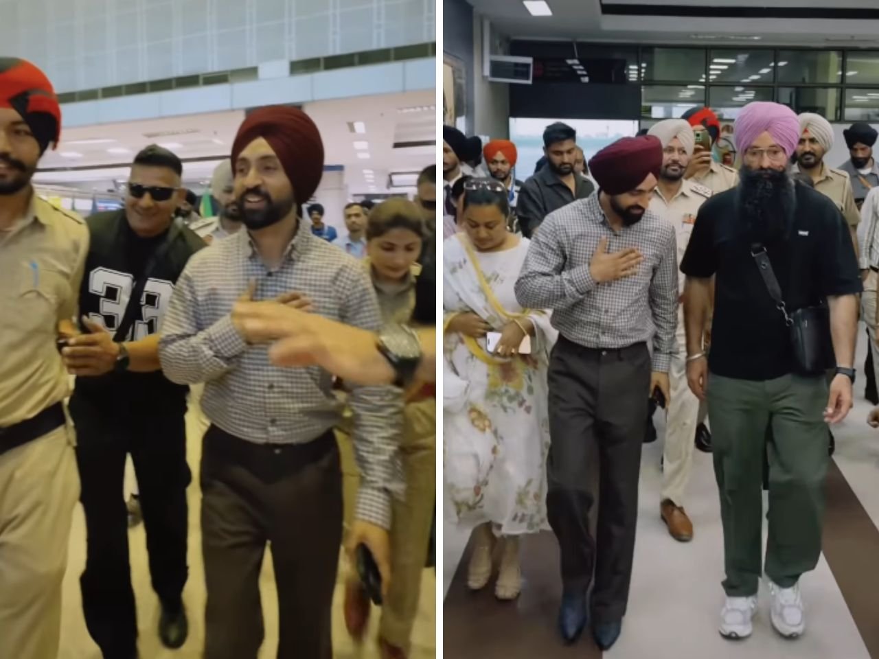 Sardaarji3 ‘ਤੇ ਹੋਏ ਹੰਗਾਮੇ ਮਗਰੋਂ ਪਹਿਲੀ ਵਾਰ ਪੰਜਾਬ ਪਹੁੰਚੇ Diljit Dosanjh, ਅੰਮ੍ਰਿਤਸਰ ਏਅਰਪੋਰਟ ‘ਤੇ ਦੇਖ ਫੈਨਸ ਹੋਏ ਕ੍ਰੈਜ਼ੀ