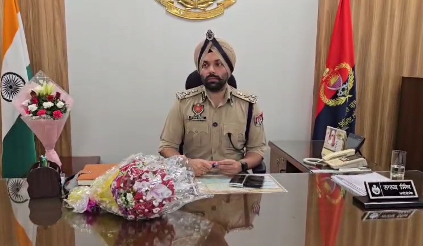 IPS ਡਾ.ਨਾਨਕ ਸਿੰਘ ਨੇ ਬਤੌਰ ਡੀਆਈਜੀ ਬਾਰਡਰ ਰੇਂਜ ਦਾ ਸੰਭਾਲਿਆ ਚਾਰਜ਼
