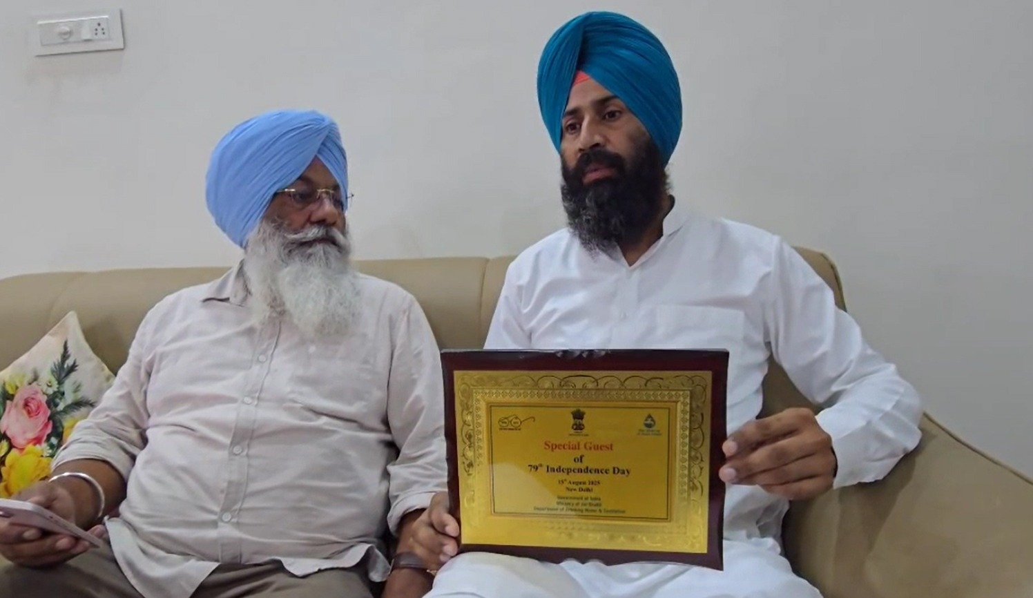 Nabha ਦੇ ਪਿੰਡ ਕਾਲਸਨਾ ਦੇ ਸਰਪੰਚ ਨੂੰ ਸ੍ਰੀ ਸਾਹਿਬ ਕਾਰਨ ਨਹੀਂ ਮਿਲੀ ਲਾਲ ਕਿਲ੍ਹੇ ‘ਚ ਐਂਟਰੀ ,ਆਜ਼ਾਦੀ ਦਿਵਸ ‘ਤੇ ਬੁਲਾਇਆ ਸੀ ਦਿੱਲੀ