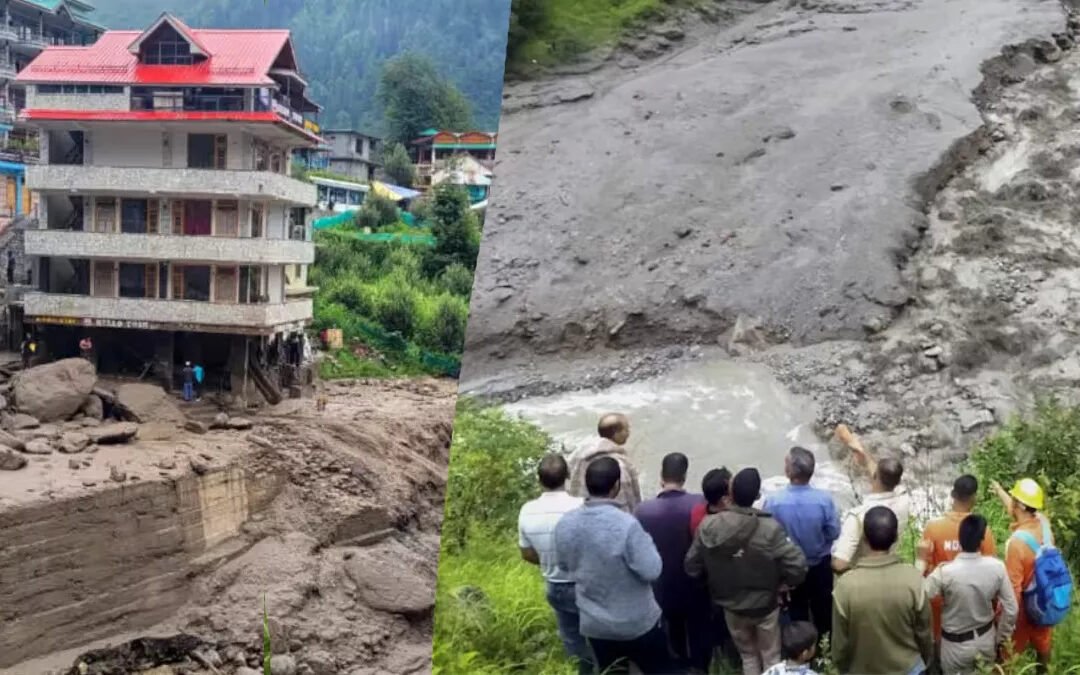 हिमाचल मे तबाही की तस्वीरें, राज्य में 900 सड़कें और 1497 बिजली ट्रांसफार्मर बंद, कुल्लू में तीन और शव मिले