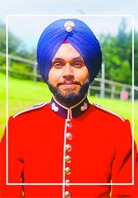 ਬਰਤਾਨੀਆ ਦੇ ਸ਼ਾਹੀ ਗਾਰਡ ਆਰਮੀ ਦਾ ਹਿੱਸਾ ਬਣਿਆ ਪੰਜਾਬੀ ਨੌਜਵਾਨ